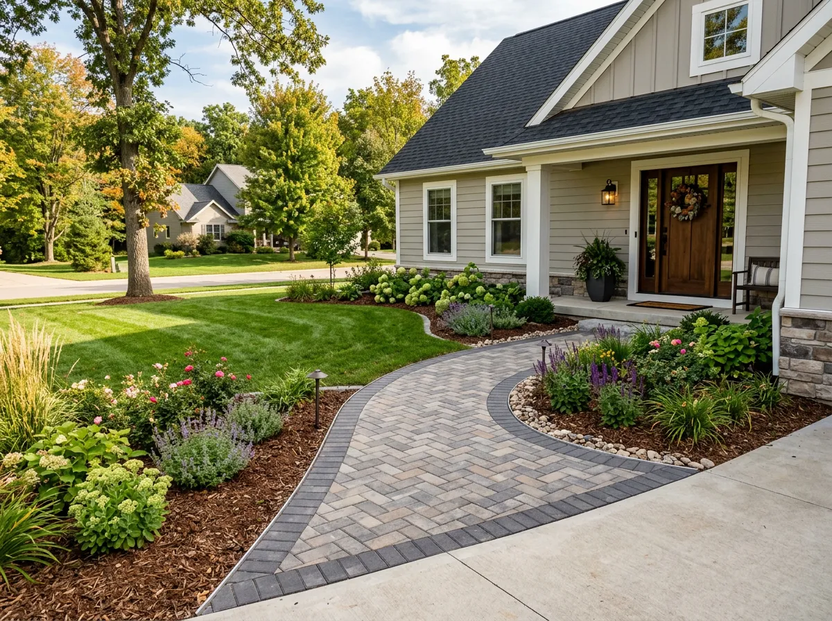 Paver walkway installation Beaufort County SC