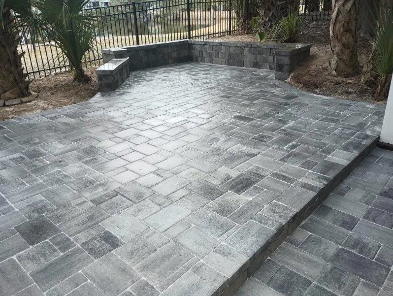 Paver patio installation Beaufort County SC